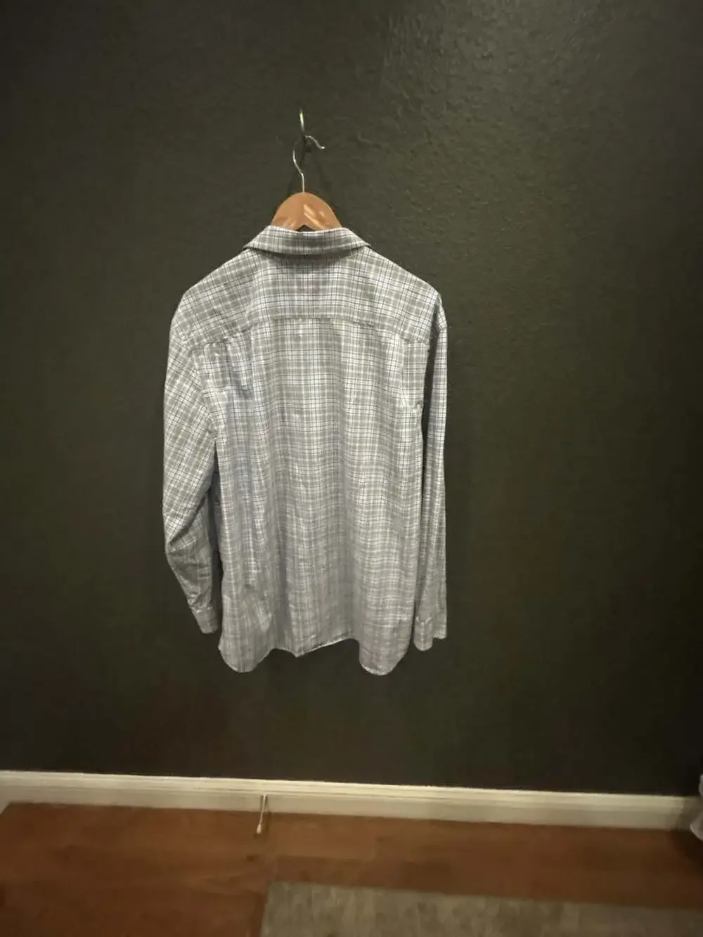 Banana Republic Non-Iron Slim Fit Plaid Dress Shirt XXL
